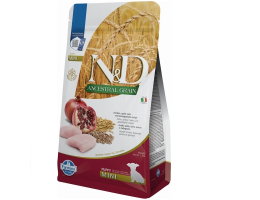 Farmina N&D Low Grain Puppy Mini Сухой корм для щенков Курица с гранатом 800 г