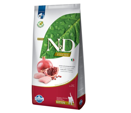 Farmina N&D Prime Grain Free Kitten Сухой корм для котят Курица с гранатом 10 кг