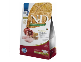 Farmina N&D Low Grain Adult Neutered Сухой корм для котов Курица с гранатом 300 г