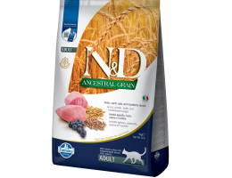 Farmina N&D Low Grain Adult Сухий корм для котів Ягня та чорниця 5 кг