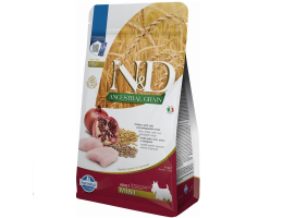Farmina N&D Low Grain Adult Mini Сухий корм для собак Курка з гранатом 800 г