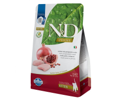 Farmina N&D Prime Grain Free Kitten Сухой корм для котят Курица с гранатом 300 г