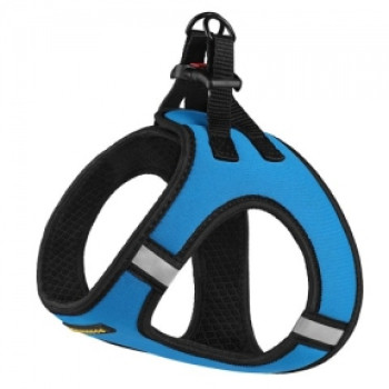 BronzeDog Шлея для собак Sport Vest неопрен 3D сетка ОГ 26 см ОШ 24 см голубой