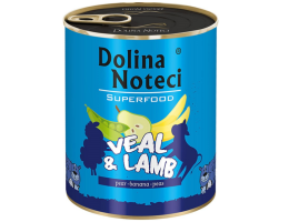 Dolina Noteci Superfood Консерва для собак з телятиною та бараниною 800 г