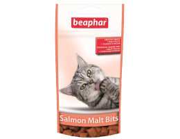 Beaphar Malt Bits Ласощі для котів Подушечки для виведення шерсті Лосось 35 г