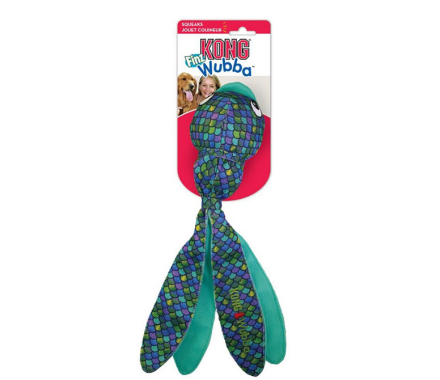 Kong wubba Finz blue toy for dogs blue fish l