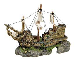 Nobby Декорация в аквариум Корабль 33×13×23 см