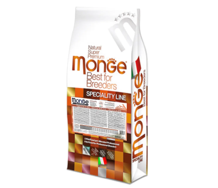 Monge Сухой корм для щенков All breeds Adult Лосось и рис 15 кг