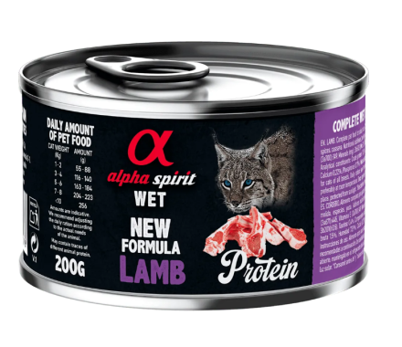 Alpha Spirit Консерва для котів Ягня 200 г