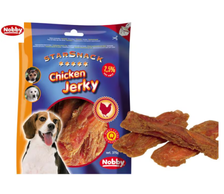 Nobby StarSnack Лакомства для собак Chicken Jerky 375 г