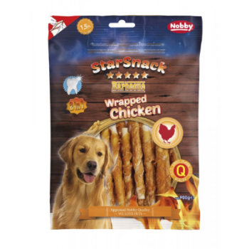 Nobby StarSnack Лакомства для собак Wrapped Chicken 375 г