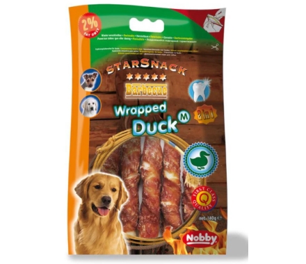 Nobby StarSnack Лакомства для собак Wrapped Duck М 140 г