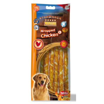 Nobby StarSnack Лакомства для собак Wrapped Chicken L 144 г