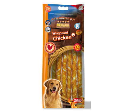 Nobby StarSnack Лакомства для собак Wrapped Chicken L 144 г