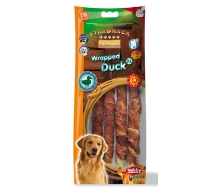 Nobby StarSnack Лакомства для собак Wrapped Duck XL 253 г