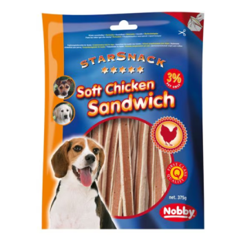 Nobby StarSnack Лакомства для собак Soft Chicken Sandwich 365 г