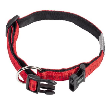 Nobby Ошейник для собак Soft Grip S-M 2×30‑45 см красный
