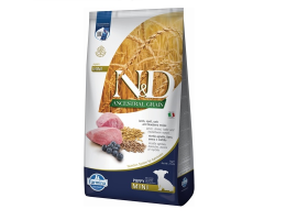Farmina N&D Low Grain Puppy Mini Сухой корм для щенков Ягнёнок и черника 7 кг