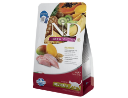 Farmina N&D Tropical Neutered Adult Сухий корм для котів Курка та тропічні фрукти 300 г