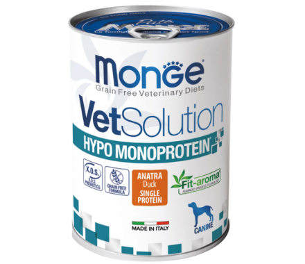 Monge Консерва для котов VetSolution Wet Hypo canine Утка 400 г