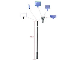 SunSun Скребок для акваріума з ручкою SX-05 5в1 48 см