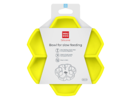 Waudog Silicone Миска для медленного кормления 750 мл желтая