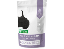 Nature's Protection Сухий корм для собак Mini Adult Small breeds Ягня 500 г