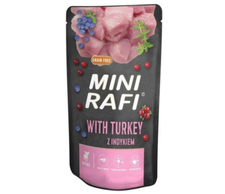 Dolina Noteci Rafi Mini Влажный корм для собак с индейкой 150 г