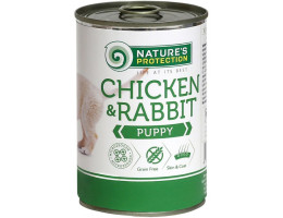Nature\'s Protection Консерва для щенков Puppy Курица и Кролик 400 г