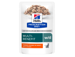 Hill’s PD Влажный корм для котов Feline W/D Multi-Benefit Курица 85 г