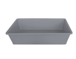 Stefanplast Туалет для котів Tray 1 40x 30x10 см сірий