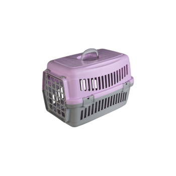 Animall Переноска для котів та собак CNR-102 48,5х32,5х32,5 см сіро-фіолетова