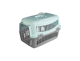 AnimAll Переноска для котів та собак CNR-134 58х42х42 см сіро-м'ятна