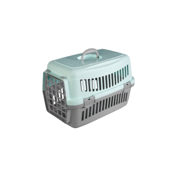 AnimAll Переноска для котів та собак CNR-134 58х42х42 см сіро-м'ятна
