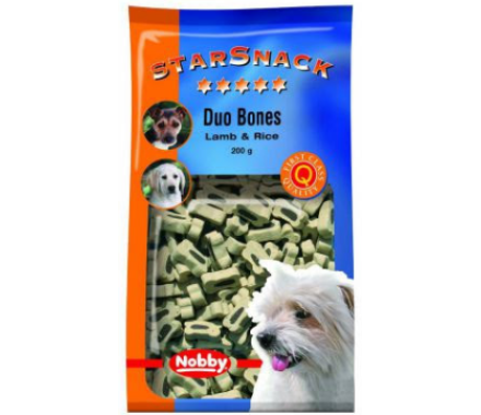 Nobby StarSnack Лакомства для собак Duo Bones Lamb and Rice 200 г