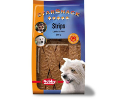 Nobby StarSnack Лакомства для собак Strips Ягненок и рис 200 г