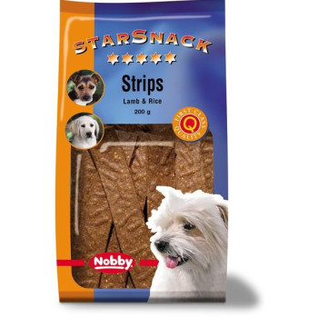 Nobby StarSnack Лакомства для собак Strips Ягненок и рис 200 г