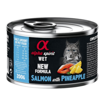 Alpha Spirit Консерва для котів Лосось та ананас 200 г