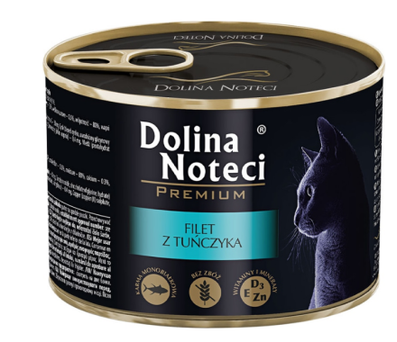 Dolina Noteci Premium Консерва для котов филе тунца 185 г