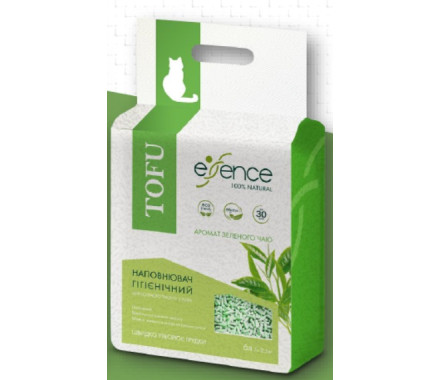 Essence Tofu Наполнитель соевый Зелёный чай 6 л