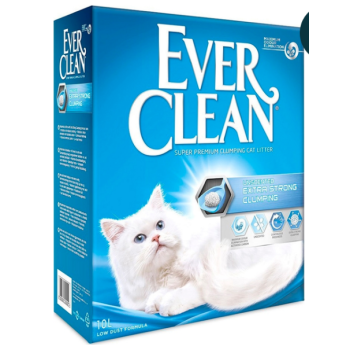 Ever Clean Наполнитель бентонитовый Extra Strong Clumping Unscented без аромата 10 л