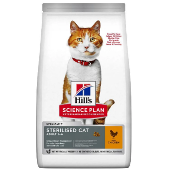 Hill’s SP Сухий корм для котів Adut Sterilised Курка 3 кг