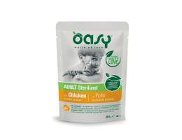 Oasy Вологий корм для котів Sterilized Курка в соусі 85 г