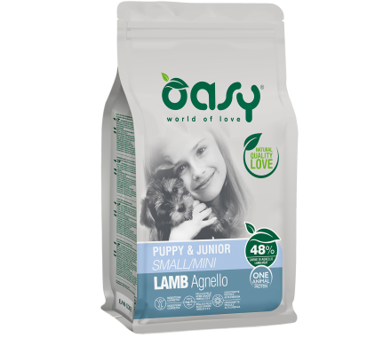 Oasy Сухий корм для цуценят Oap Small/Mini Breed Ягня 2,5 кг