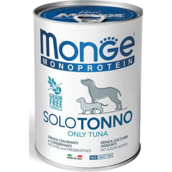 Monge Консерва для собак Solo Тунец 400 г