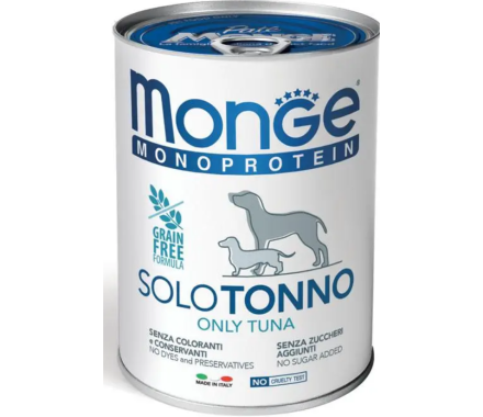 Monge Консерва для собак Solo Тунец 400 г
