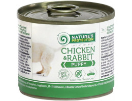 Nature\'s Protection Консерва для щенков Puppy Курица и Кролик 200 г
