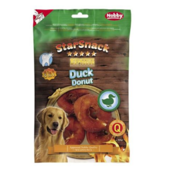 Nobby StarSnack Лакомства для собак BBQ Duck Donut 220 г