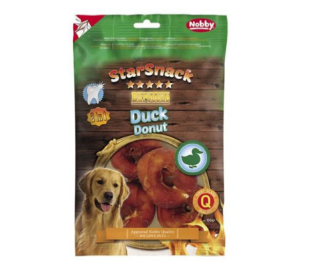Nobby StarSnack Лакомства для собак BBQ Duck Donut 220 г