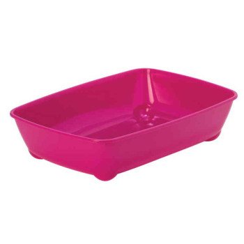 Moderna Туалет для котов с бортиком Arist-o-Tray Medium 42х31х13 см ярко-розовый